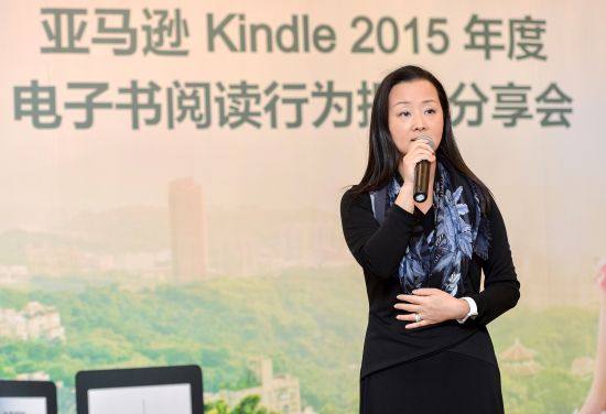 　　亚马逊全球副总裁、Kindle中国区总经理张文翊女士回顾Kindle2015年创新发展并分享2016年战略愿景